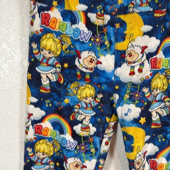 My Lala Rainbow Brite Printed Leggings One Size - Picture 2 of 7